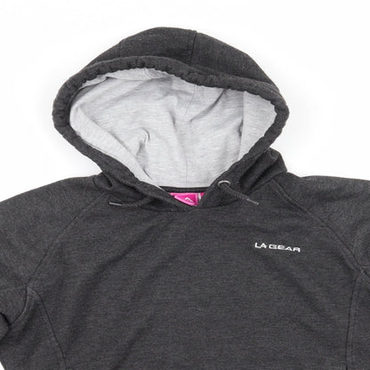 Womens UK Size 8 LA Gear Grey Pullover Hoodie