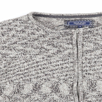 Womens UK Size 16 Maine Brown Cardigan Jumper