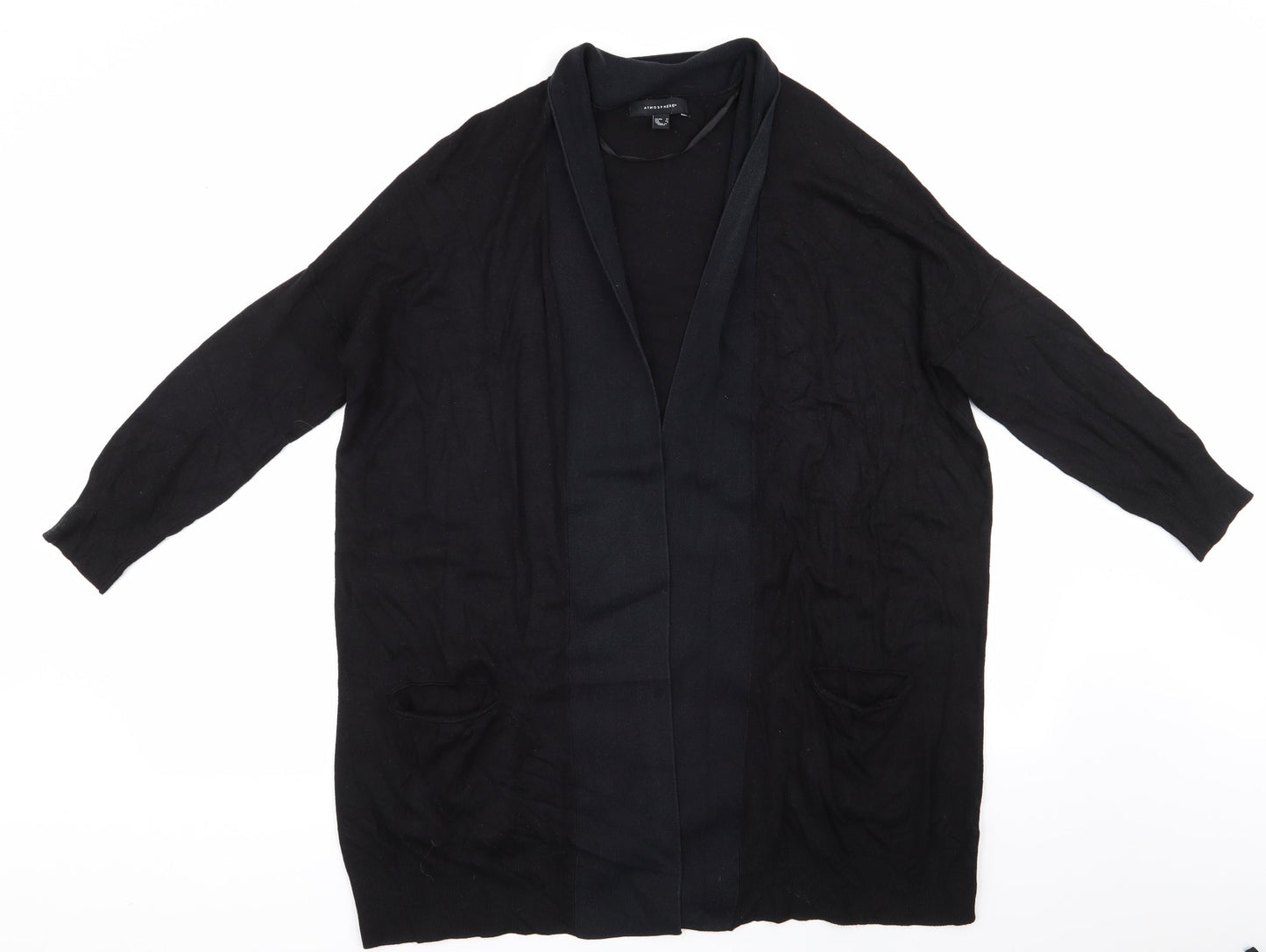 Womens UK Size 12 Atmosphere Black Cardigan Jumper