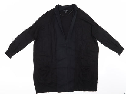 Womens UK Size 12 Atmosphere Black Cardigan Jumper