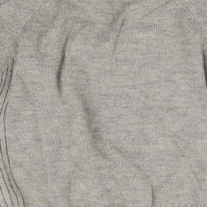 NEXT Mens Green High Neck  Acrylic Pullover Jumper Size M   - Green Beige Colour