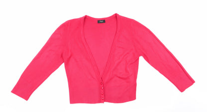 Womens UK Size 12 Florence and Fred Red Cardigan Jumper