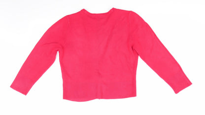 Womens UK Size 12 Florence and Fred Red Cardigan Jumper