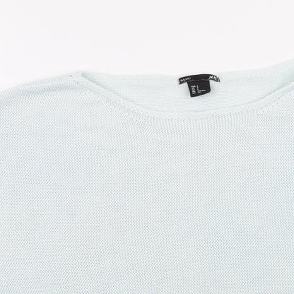 Womens UK Size 6 H&M Blue Pullover Jumper