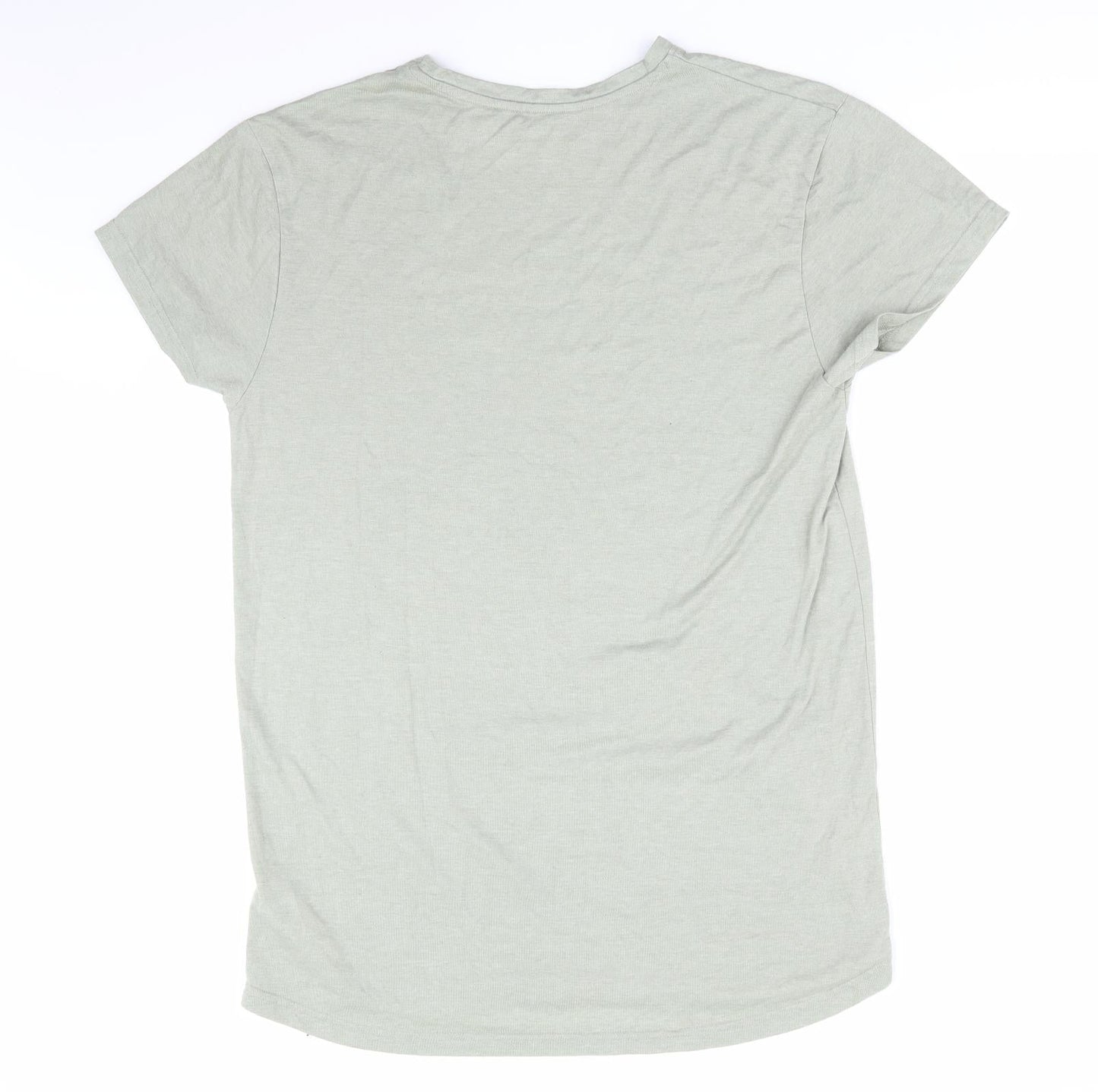 Primark Womens Green Solid Polyester  Dress Size 6   - Pale Green - Sleep A state of mind not to be disturbed