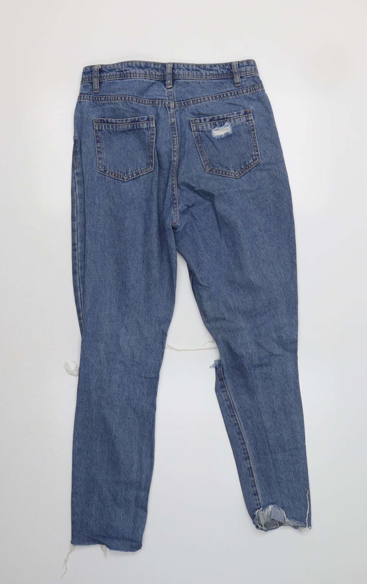 The RocknRev Womens Blue  Cotton Skinny Jeans Size 8 L29 in Regular