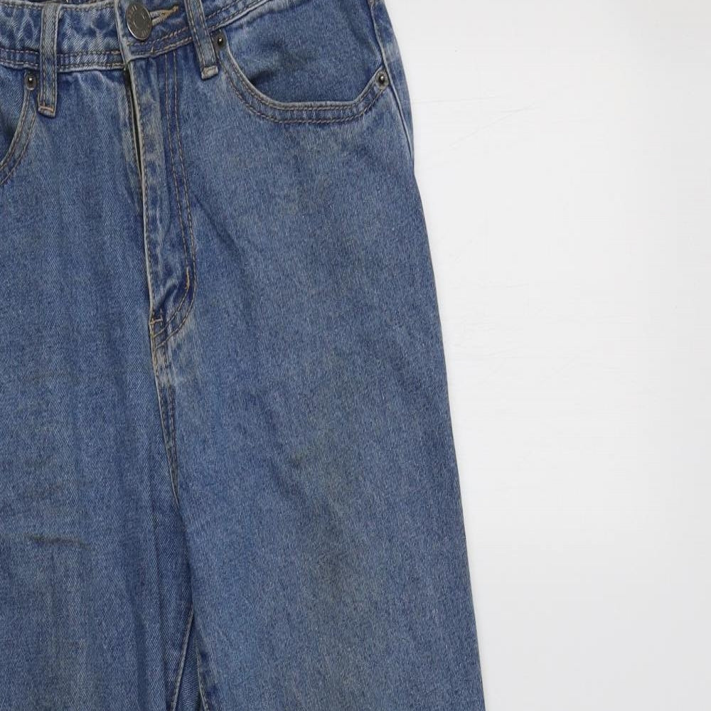 The RocknRev Womens Blue  Cotton Skinny Jeans Size 8 L29 in Regular