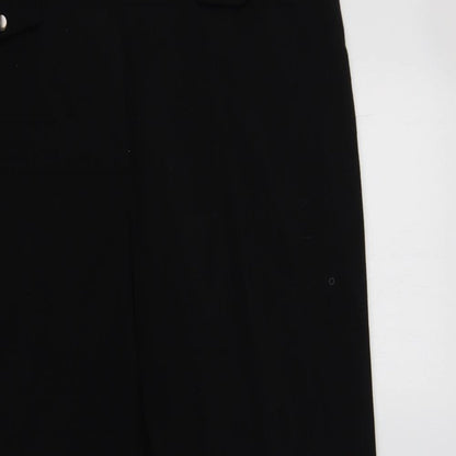 Avenue Womens Black  Polyester Dress Pants Trousers Size 16 L30 in Regular