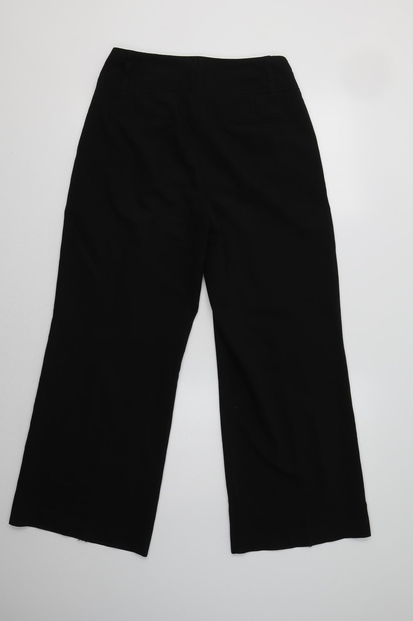 Womens UK Size 10 NEXT Regular Fit Dress Pants Black Trousers