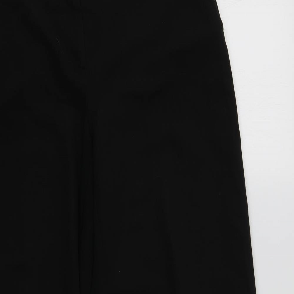 Womens UK Size 10 NEXT Regular Fit Dress Pants Black Trousers