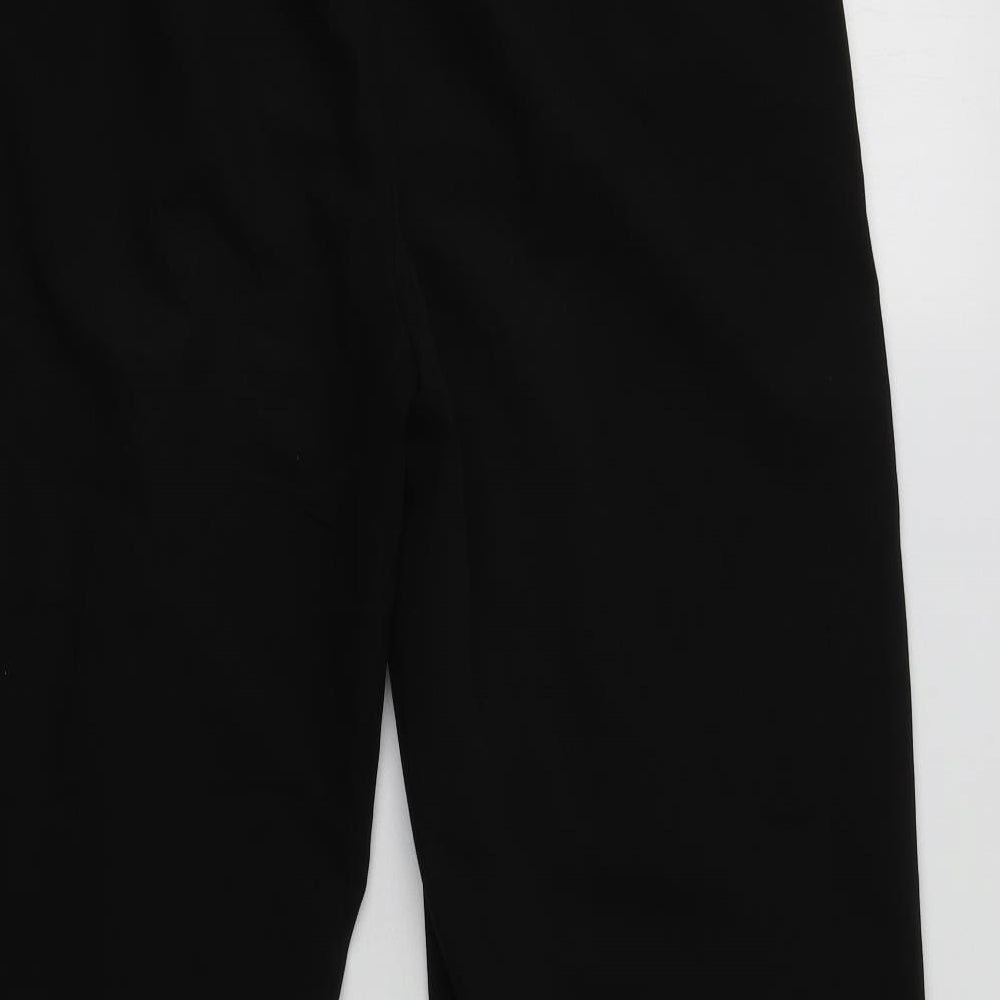Womens UK Size 10 NEXT Regular Fit Dress Pants Black Trousers