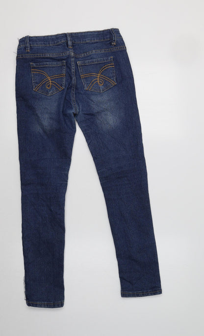 Y.F.K. Girls Blue  Cotton Jegging Jeans Size 11-12 Years  Regular
