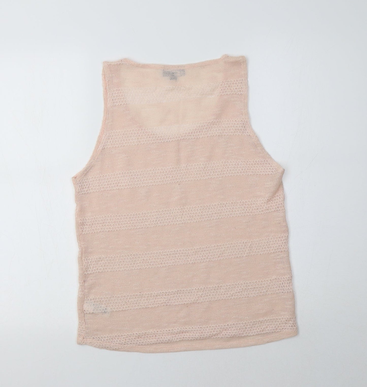 Womens UK Size 12 Topshop Pink Basic Tank