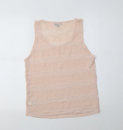 Womens UK Size 12 Topshop Pink Basic Tank