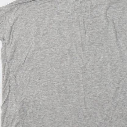 JD Williams Womens Grey  Viscose Top Lounge Set Size 10   - Star