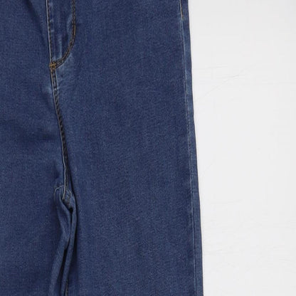 Primark Womens Blue  Cotton Jegging Jeans Size 12 L29 in Regular