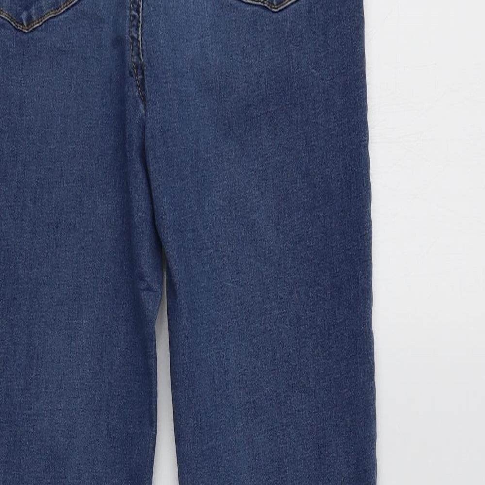 Primark Womens Blue  Cotton Jegging Jeans Size 12 L29 in Regular