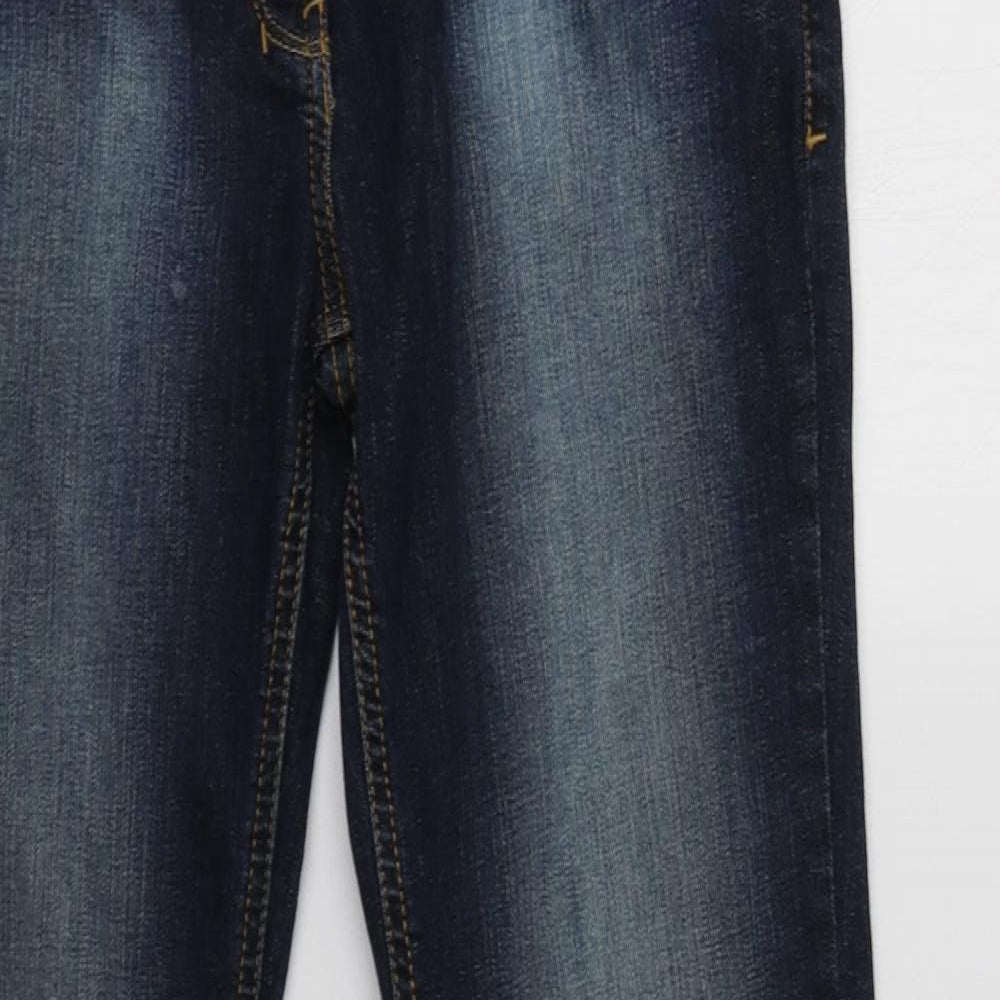 Matalan Womens Blue  Cotton Skinny Jeans Size 12 L29 in Regular