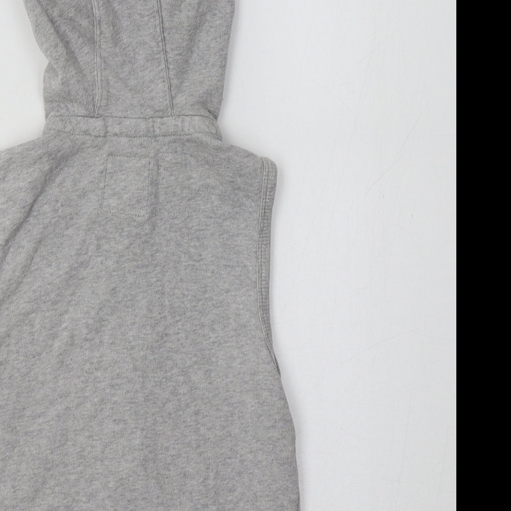NEXT Girls Grey  Cotton Full Zip Hoodie Size 3 Years