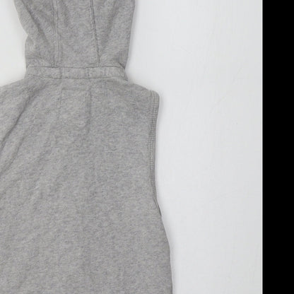 NEXT Girls Grey  Cotton Full Zip Hoodie Size 3 Years