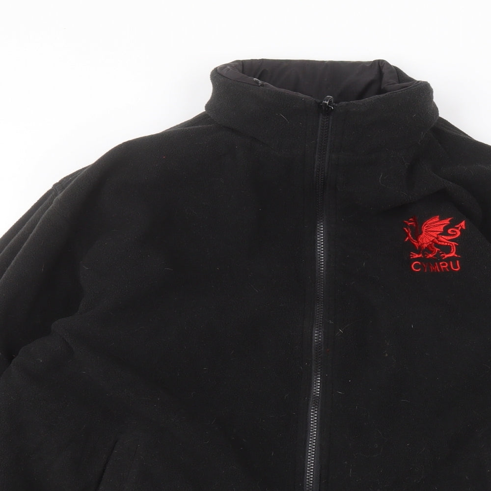 Mens UK Size M Preworn Black Jacket