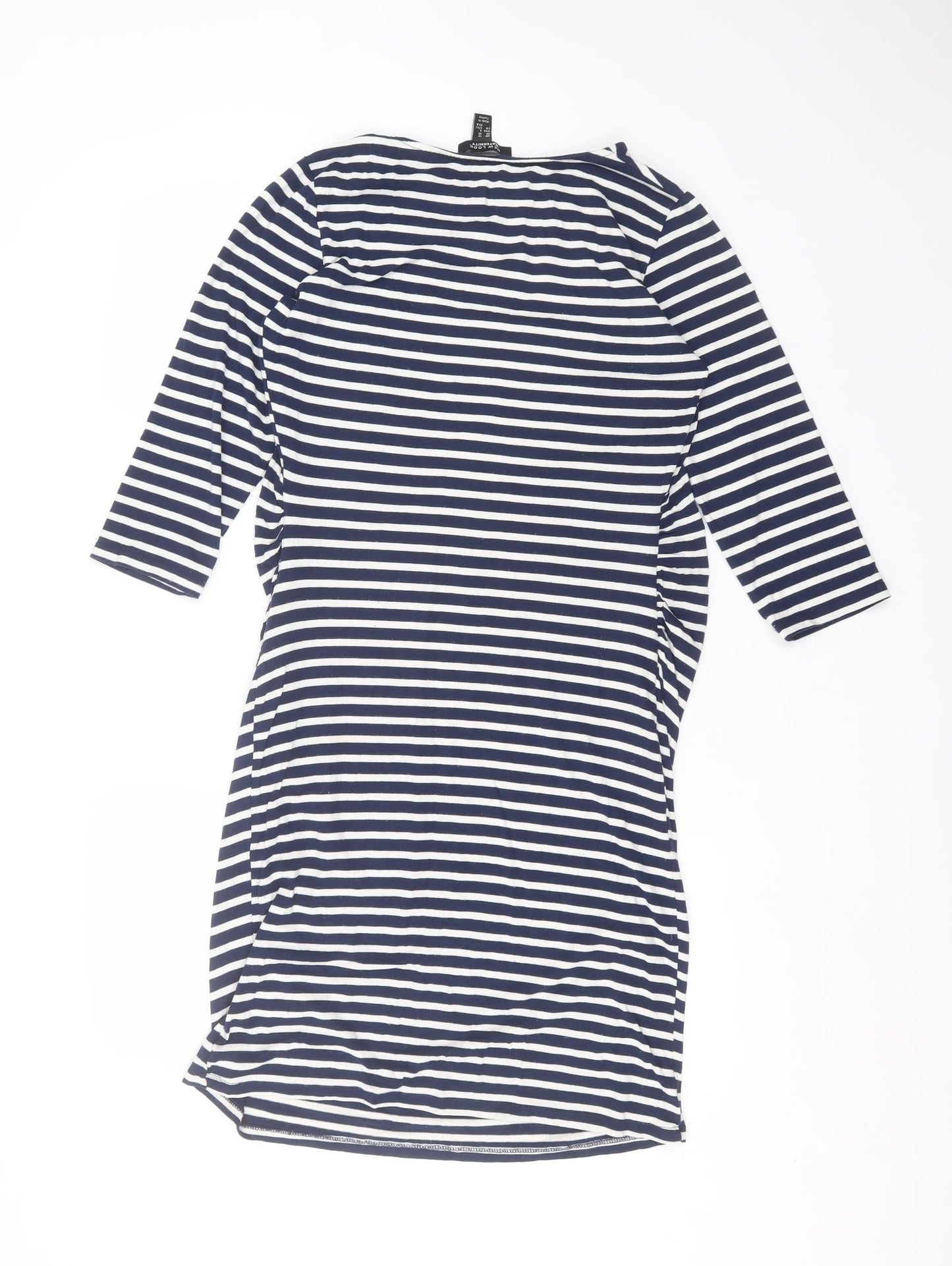 Womens UK Size 12 New Look Blue Basic T-Shirt