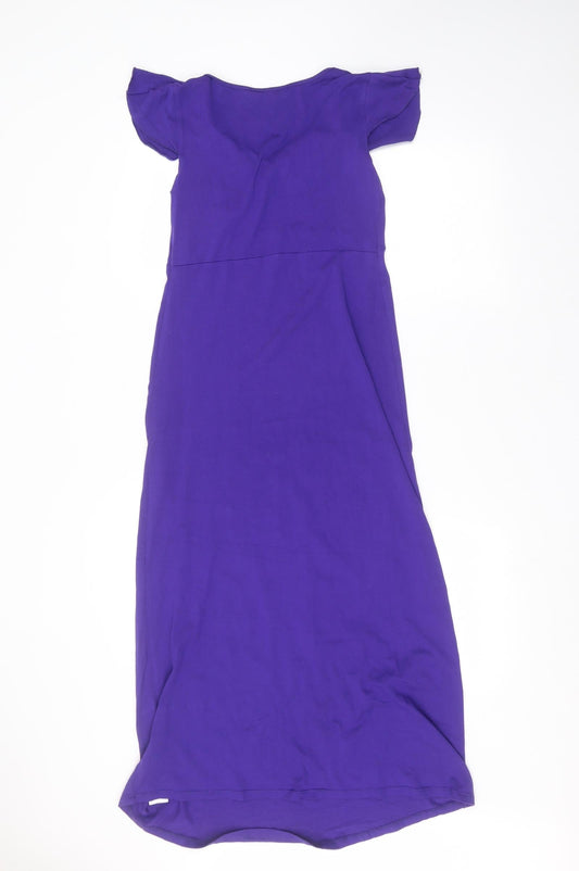 Red Herring Womens Purple  Viscose A-Line  Size 8