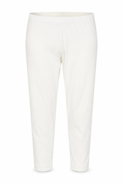 Front view of New Look women’s white cotton sweatpants, size UK 8, regular