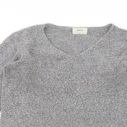 Womens UK Size M Matalan Grey Pullover Jumper