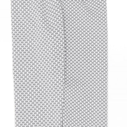 Womens UK Size M Preworn  Jogger White Leggings