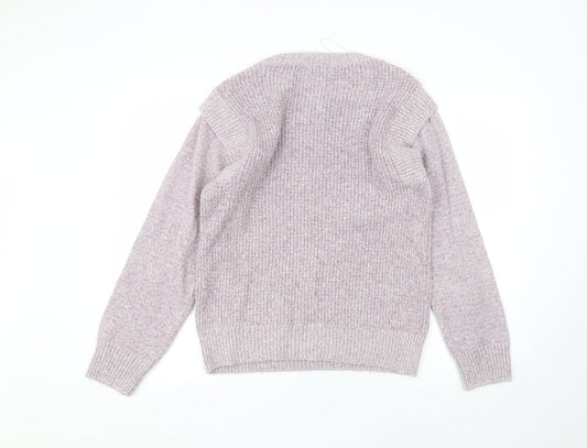 Womens UK Size L Matalan Purple Pullover Jumper