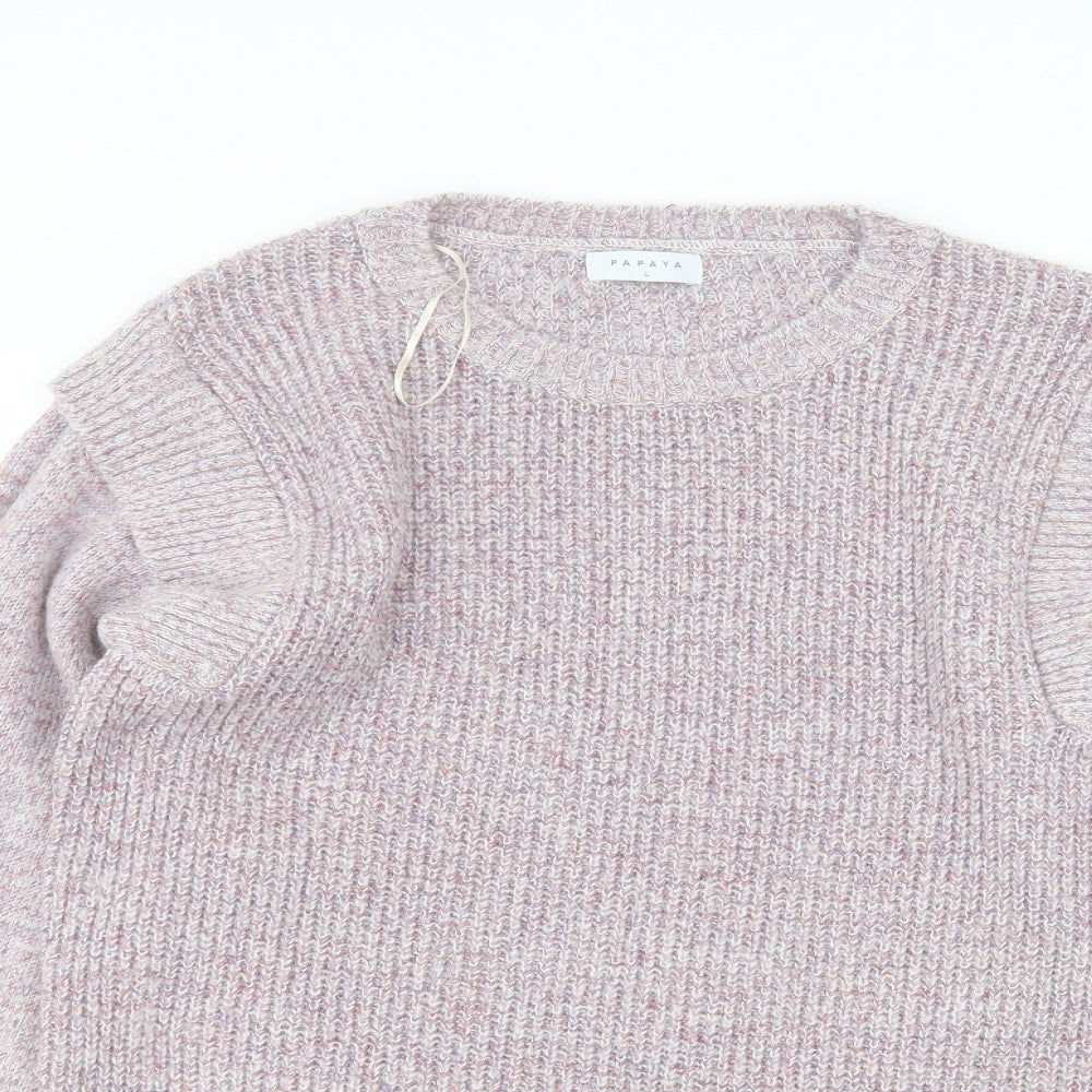Womens UK Size L Matalan Purple Pullover Jumper
