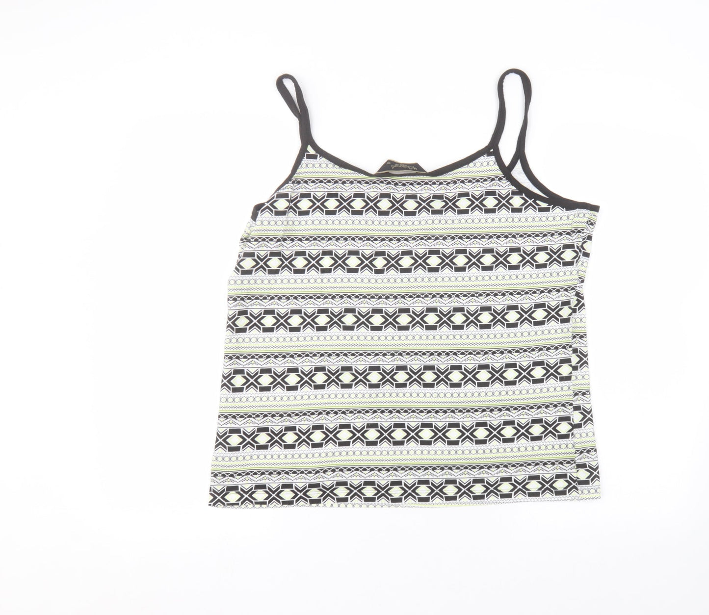 Originals Womens White Striped Cotton Basic T-Shirt Size 18 Round Neck