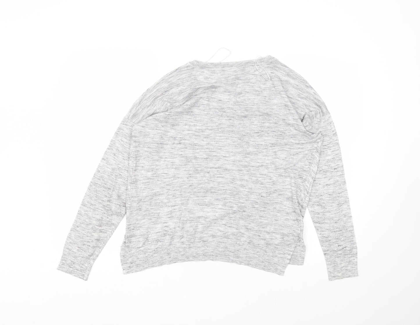 Womens UK Size 14 Marks and Spencer Grey Basic T-Shirt