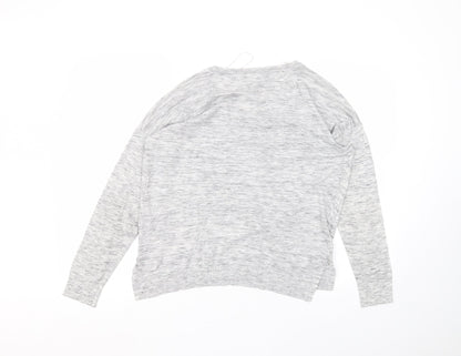 Womens UK Size 14 Marks and Spencer Grey Basic T-Shirt