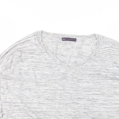Womens UK Size 14 Marks and Spencer Grey Basic T-Shirt