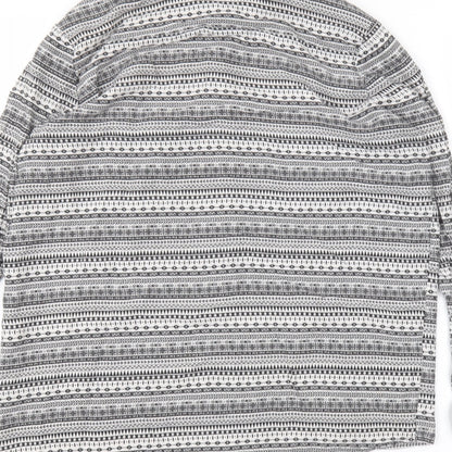 Womens UK Size 10 H&M White Basic Button-Up