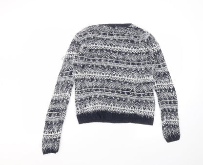 Womens UK Size 8 BHS Blue Pullover Jumper