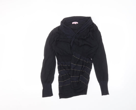 Womens UK Size 12 Per Una Blue Cardigan Jumper