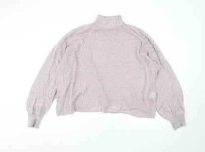Womens UK Size L Warehouse Purple Pullover Jumper