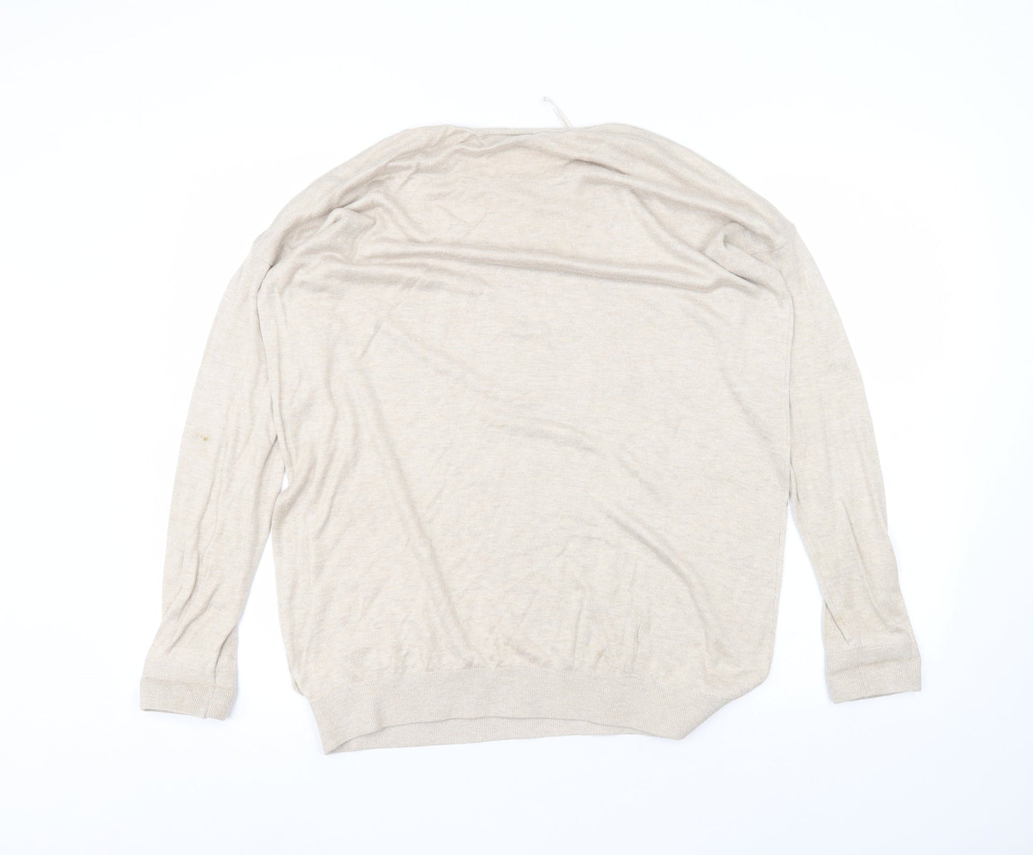 Womens UK Size M Wallis Beige Pullover Jumper