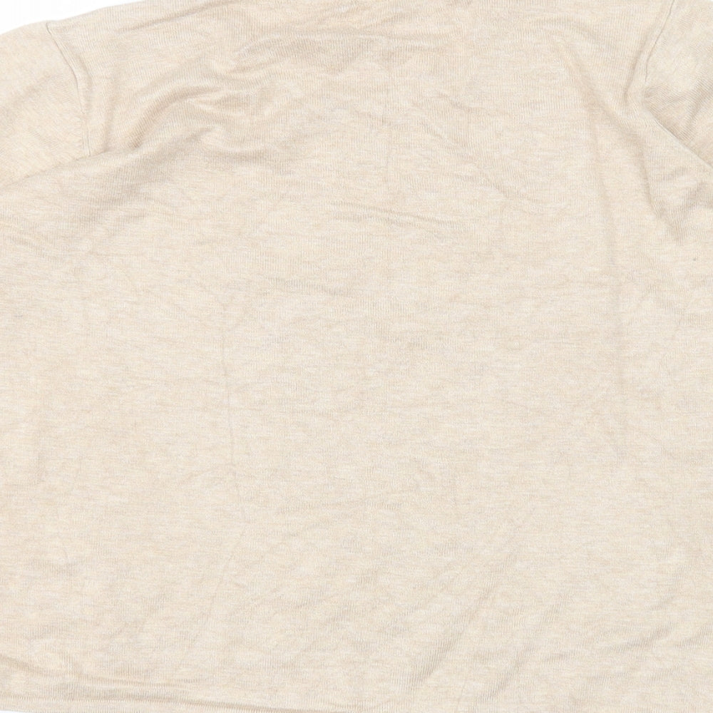 Womens UK Size 20 label be Beige Basic T-Shirt