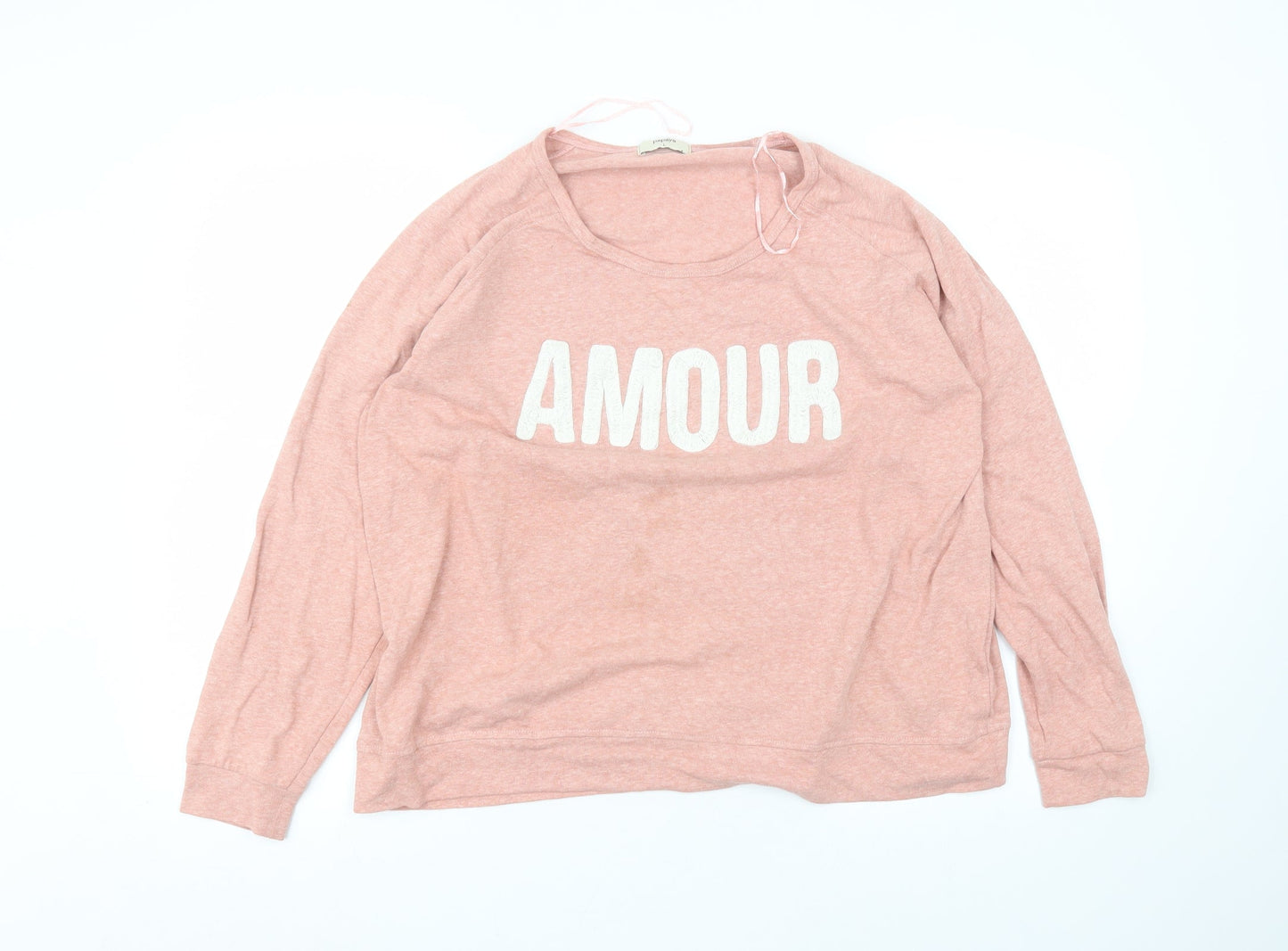 Womens UK Size L Matalan Pink Pullover Jumper