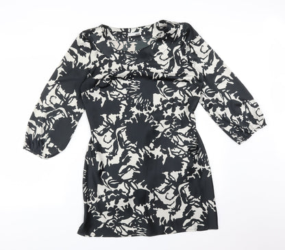 George Womens Multicoloured Floral Polyester A-Line  Size 12