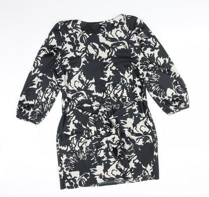 George Womens Multicoloured Floral Polyester A-Line  Size 12