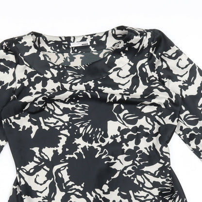 George Womens Multicoloured Floral Polyester A-Line  Size 12