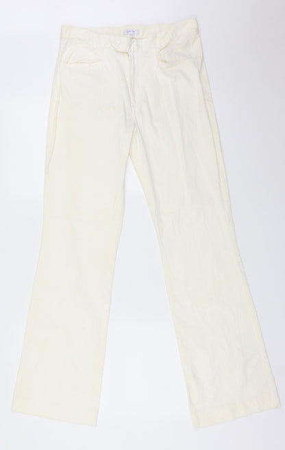 Womens UK Size 12 SAVIDA Regular Fit  Yellow Trousers
