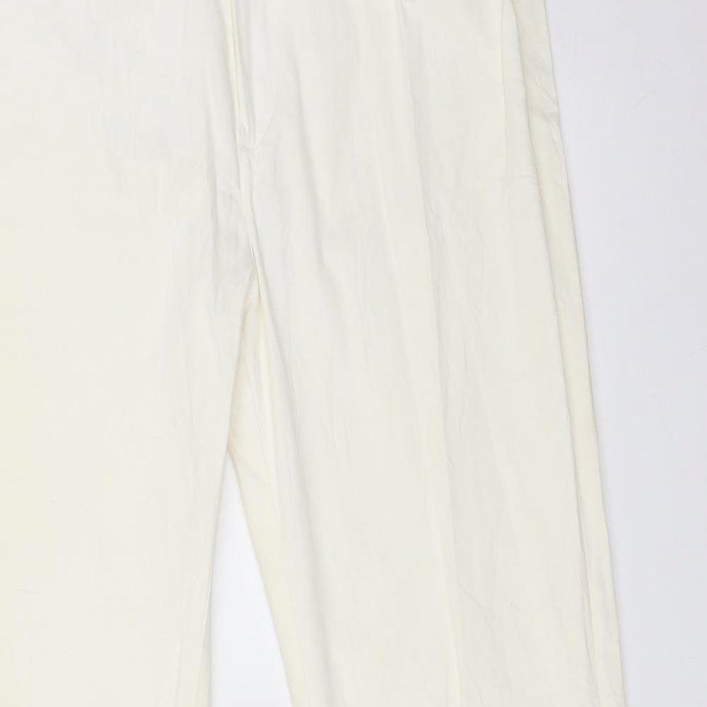 Womens UK Size 12 SAVIDA Regular Fit  Yellow Trousers