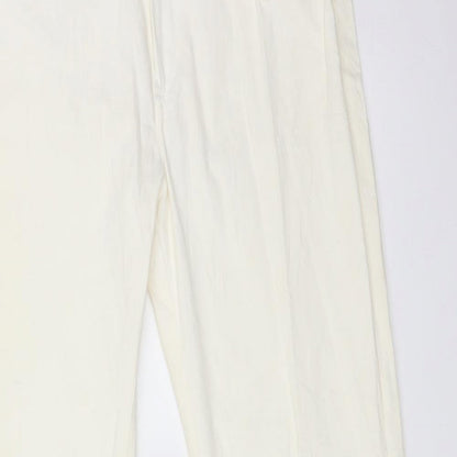 Womens UK Size 12 SAVIDA Regular Fit  Yellow Trousers