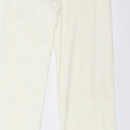Womens UK Size 12 SAVIDA Regular Fit  Yellow Trousers